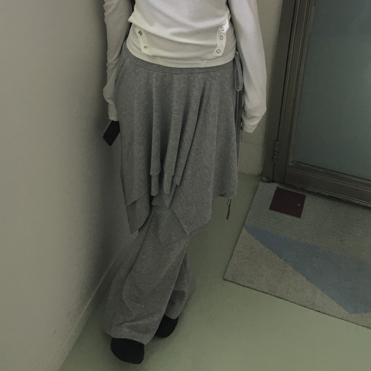 スリムブーツカットトレーニングパンツ(6color) GREY