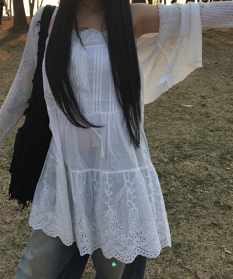 スプリングクロップカーディガン IVORY