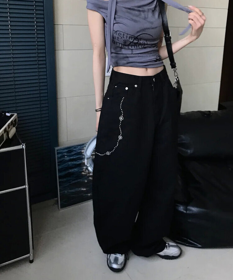 ンキュービックポイントパンツ BLACK