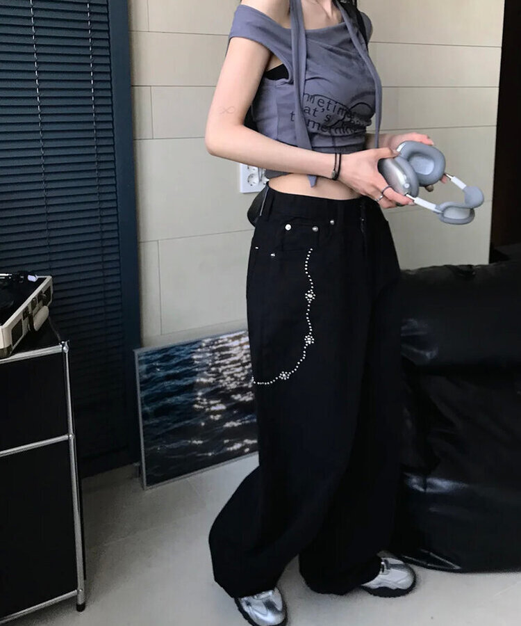 ンキュービックポイントパンツ BLACK