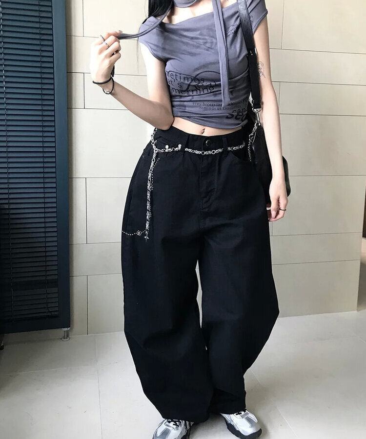 ンキュービックポイントパンツ BLACK