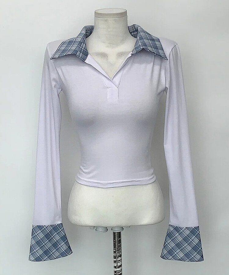 カラークロップTシャツ