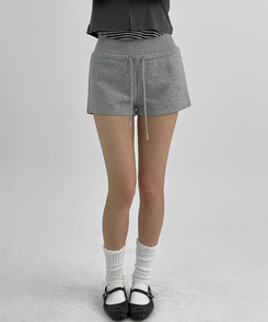 ショートパンツ バンディングショートパンツ GREY