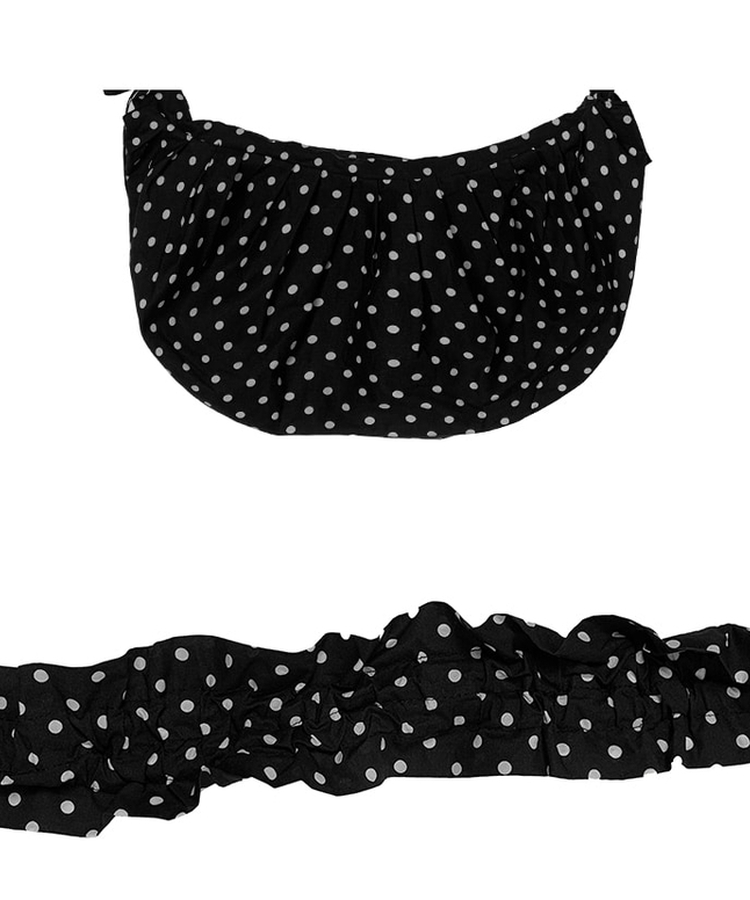 ドットシャーリングショルダーバッグ