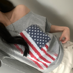 半袖Tシャツ アメリカンワンオフ半袖Tシャツ MERANGE GRAY