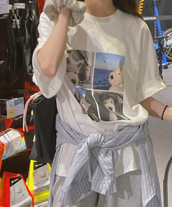 半袖Tシャツ ポピー半袖Tシャツ WHITE