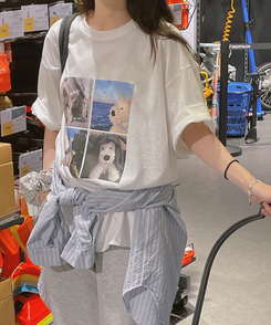 半袖Tシャツ ポピー半袖Tシャツ WHITE