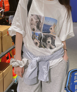 半袖Tシャツ ポピー半袖Tシャツ WHITE