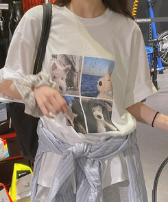 半袖Tシャツ ポピー半袖Tシャツ WHITE