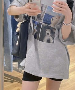 半袖Tシャツ ポピー半袖Tシャツ GREY