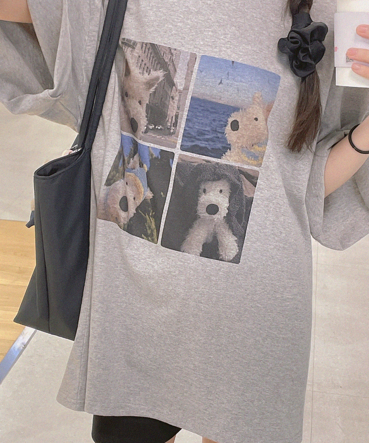 半袖Tシャツ ポピー半袖Tシャツ GREY