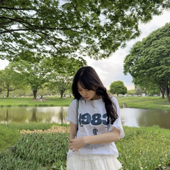 半袖Tシャツ ナンバーオーバーTシャツ WHITE