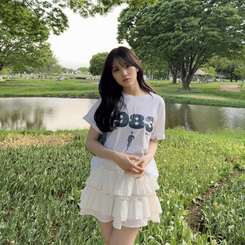 半袖Tシャツ ナンバーオーバーTシャツ WHITE