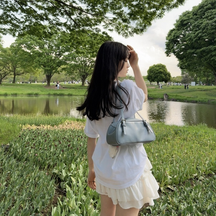 ナンバーオーバーTシャツ WHITE