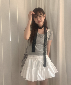 ファッション雑貨 ドットマフラー BLACK