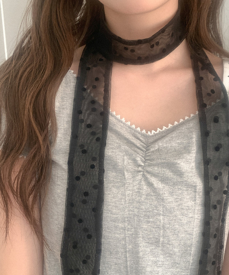 ドットマフラー BLACK