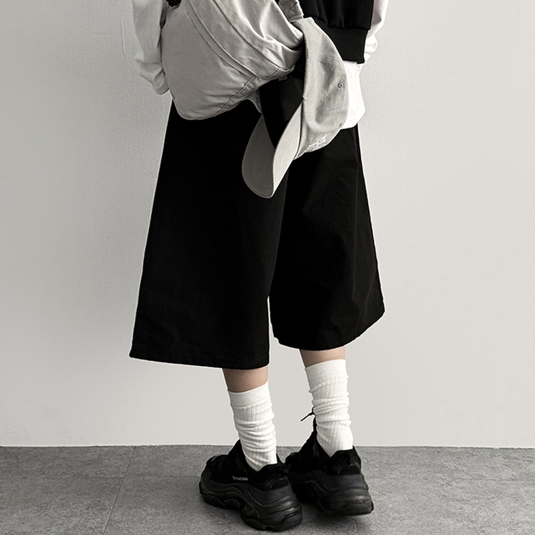 7分丈コットンバミューダパンツ|ショートパンツ|韓国 7分丈コットンバミューダパンツ|ショートパンツ|韓国