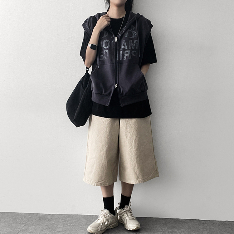 7分丈コットンバミューダパンツ｜ショートパンツ｜韓国ファッション