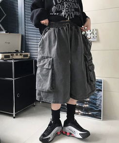 ショートパンツ ピグメントバミューダパンツ CHARCOAL