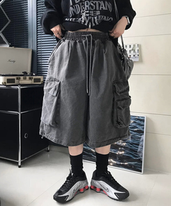 ショートパンツ ピグメントバミューダパンツ CHARCOAL