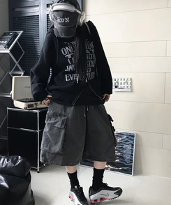 ショートパンツ ピグメントバミューダパンツ CHARCOAL