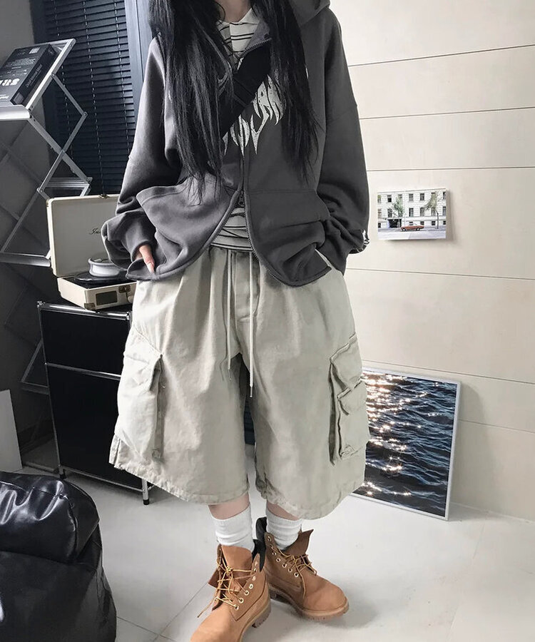 ピグメントバミューダパンツ BEIGE