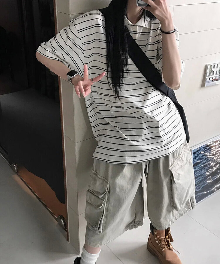 ピグメントバミューダパンツ BEIGE