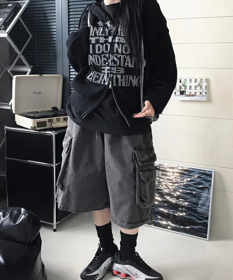 ピグメントバミューダパンツ CHARCOAL