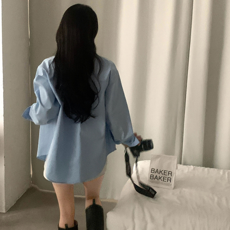 페이퍼 오버핏 코튼 셔츠 5color 소라