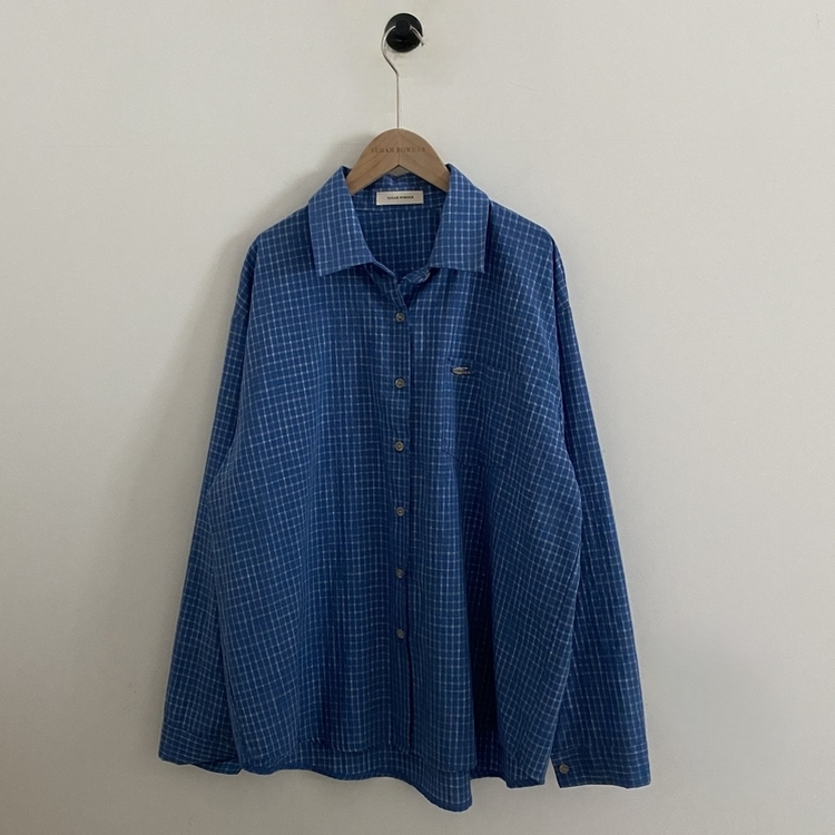 Made 포든 오버핏 체크 루즈 셔츠남방 4color