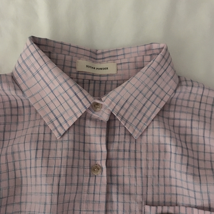 Made 포든 오버핏 체크 루즈 셔츠남방 4color