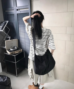 半袖Tシャツ ストライプ半袖Tシャツ IVORY