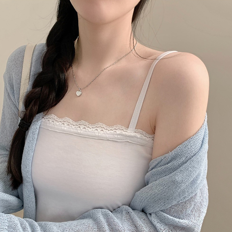 레블 브이넥 긴팔 니트 여름 가디건 여름가디건 소라