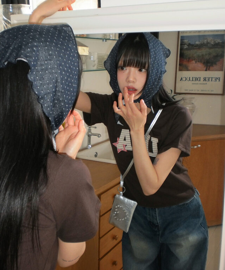 USAビンテージワッペン半袖Tシャツ CHESTNUT BROWN