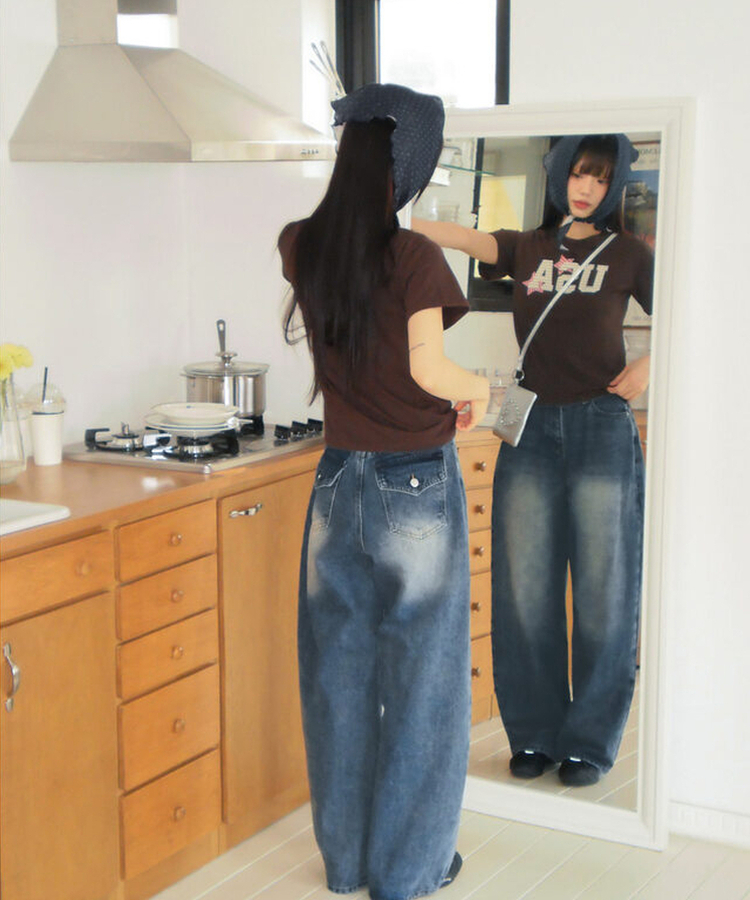 USAビンテージワッペン半袖Tシャツ CHESTNUT BROWN