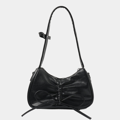 バッグ リボンミニショルダークロスバッグ BLACK