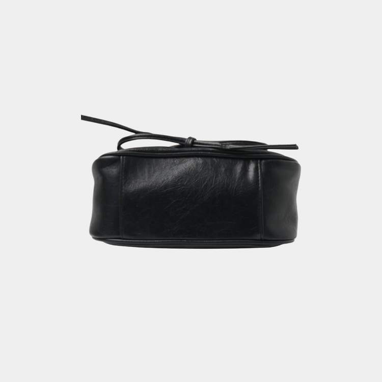 リボンミニショルダークロスバッグ BLACK