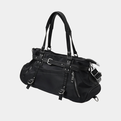 バッグ バックルショルダークロスバッグ BLACK
