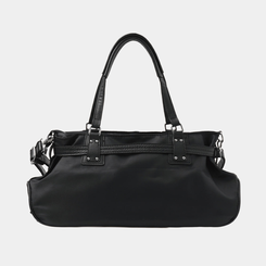 バッグ バックルショルダークロスバッグ BLACK
