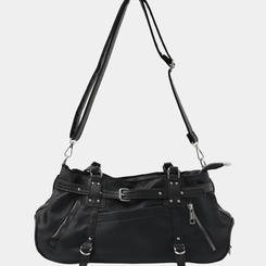 バッグ バックルショルダークロスバッグ BLACK