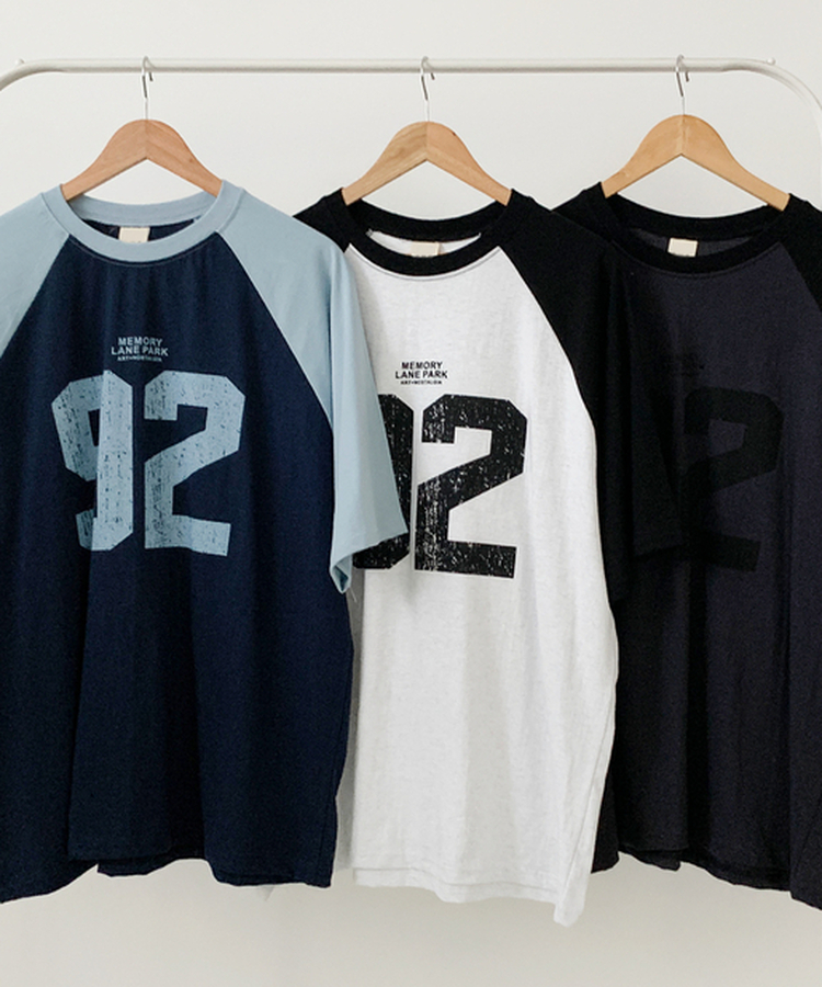 92ナンバー半袖Tシャツ