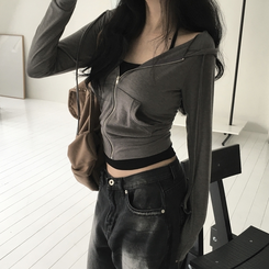 ノースリーブ ホルタースキャミソール BLACK