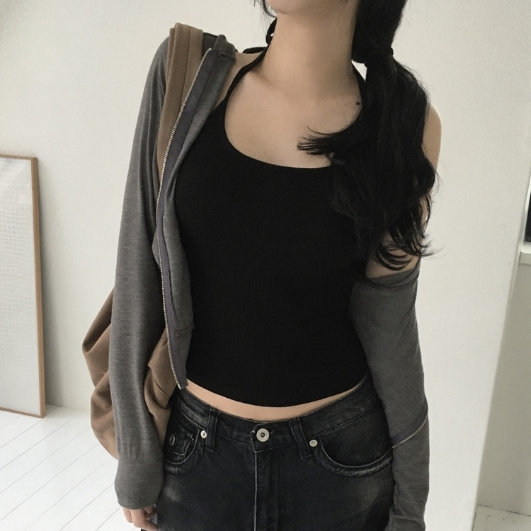 ホルタースキャミソール BLACK