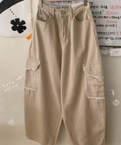 レースカーゴパンツ