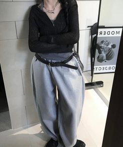 トレーニングパンツ バルーントレーニングパンツ MELANGE GRAY