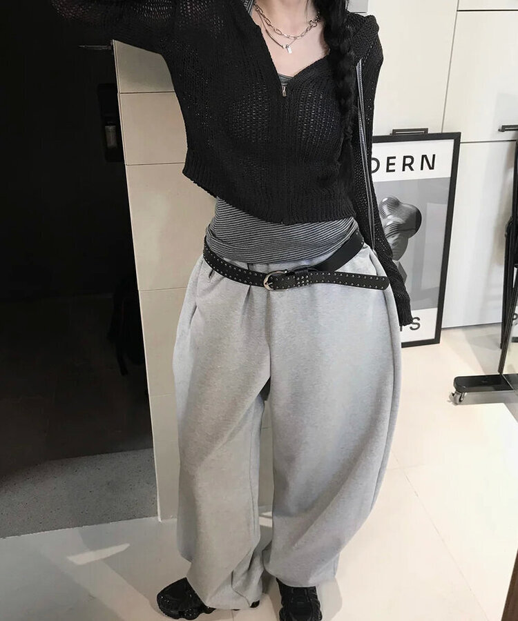 バルーントレーニングパンツ MELANGE GRAY