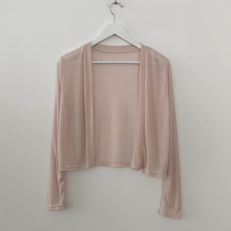 인간벚꽃 여름 플라워 쉬폰 뷔스티에 크롭 끈나시 블라우스 레이어드 긴팔가디건 투피스 세트