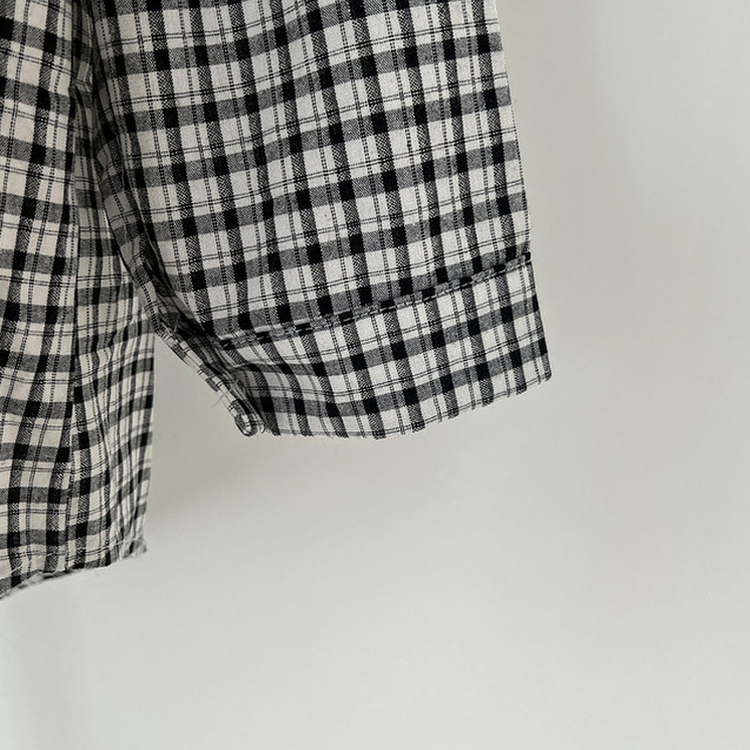 마인파밍 루즈핏 체크 셔츠