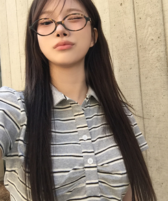 半袖Tシャツ ストライプシャーリングTシャツ GREY