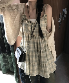 フリルキャミソールワンピース LIGHT YELLOW